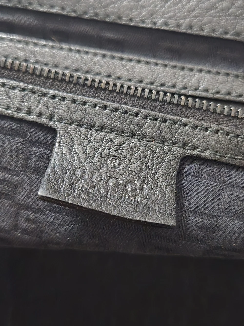 Vintage Gucci Pebbled Leather Doctor Bag Top Handle Satchel